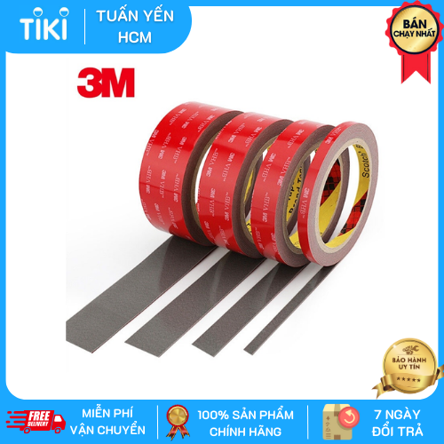 Băng keo cường lực 3M 4229P băng keo 2 mặt siêu dính, siêu chắc, nhiều lựa chọn bề rộng, chiều dài 10 mét