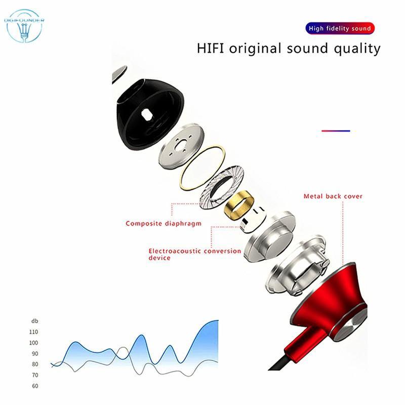 Tai nghe âm thanh trầm 4D tích hợp micro có dây chất lượng cao