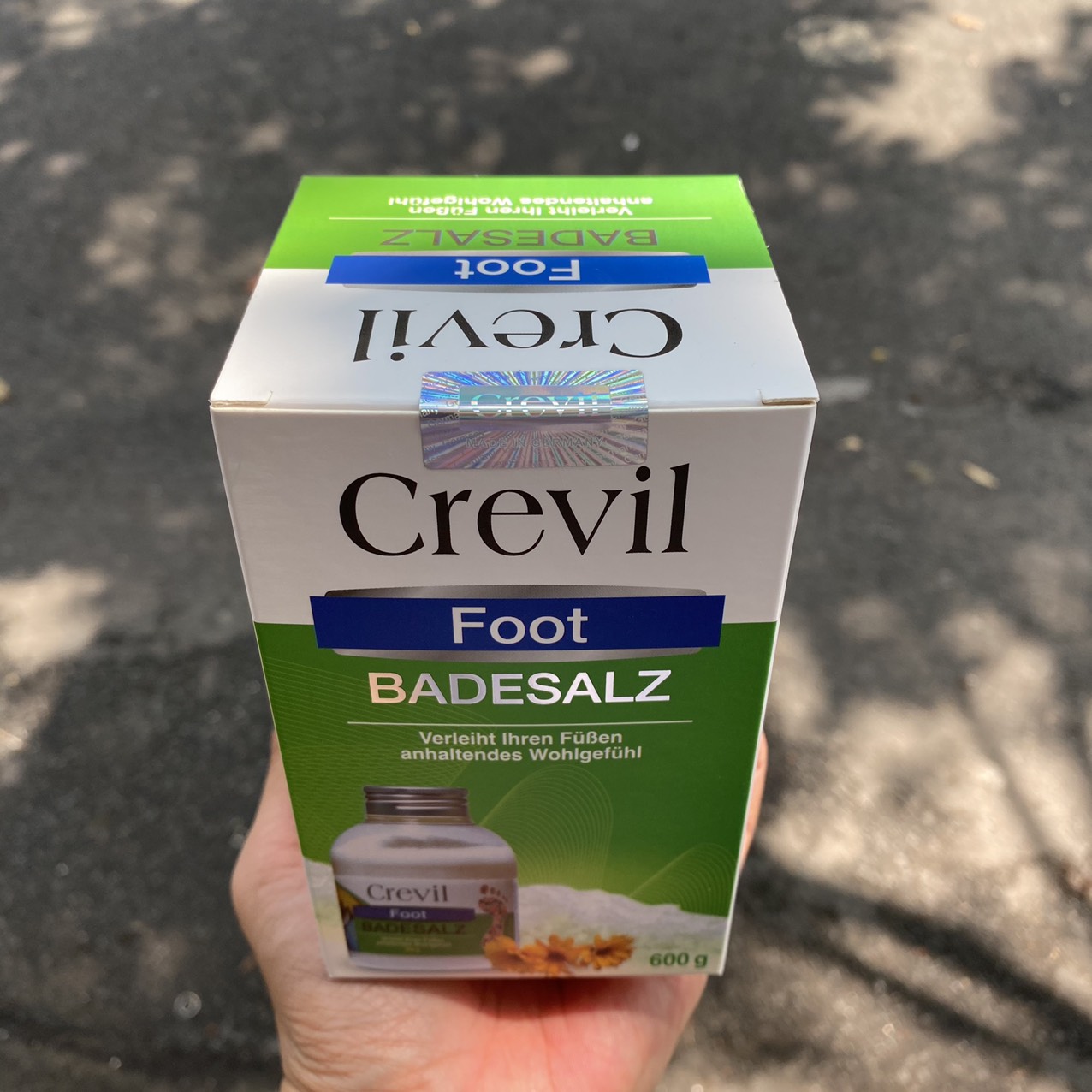 Muối ngâm chân thảo dược Crevil Foot Badesalz đau khớp, hôi chân - KBM02