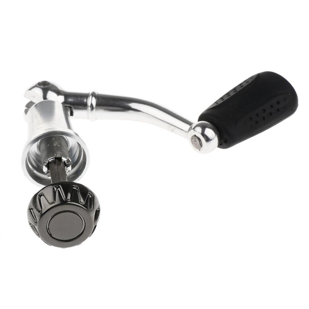 Metal Power Handle Knob Fishing Reel Crank Arm Foldable Spinning Reel Handle