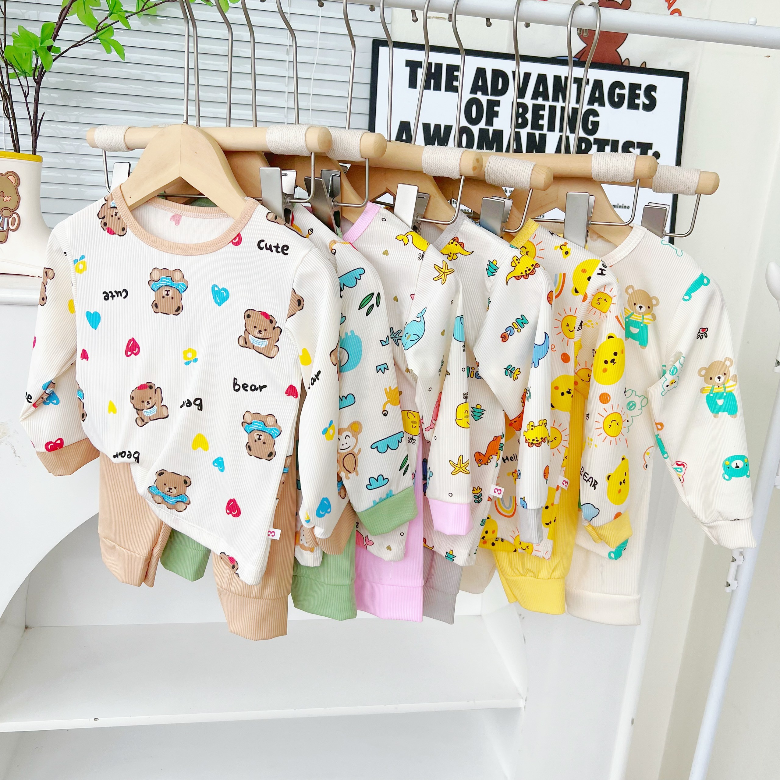 Set bộ tăm lạnh dài tay mẫu mới chất đẹp cho bé