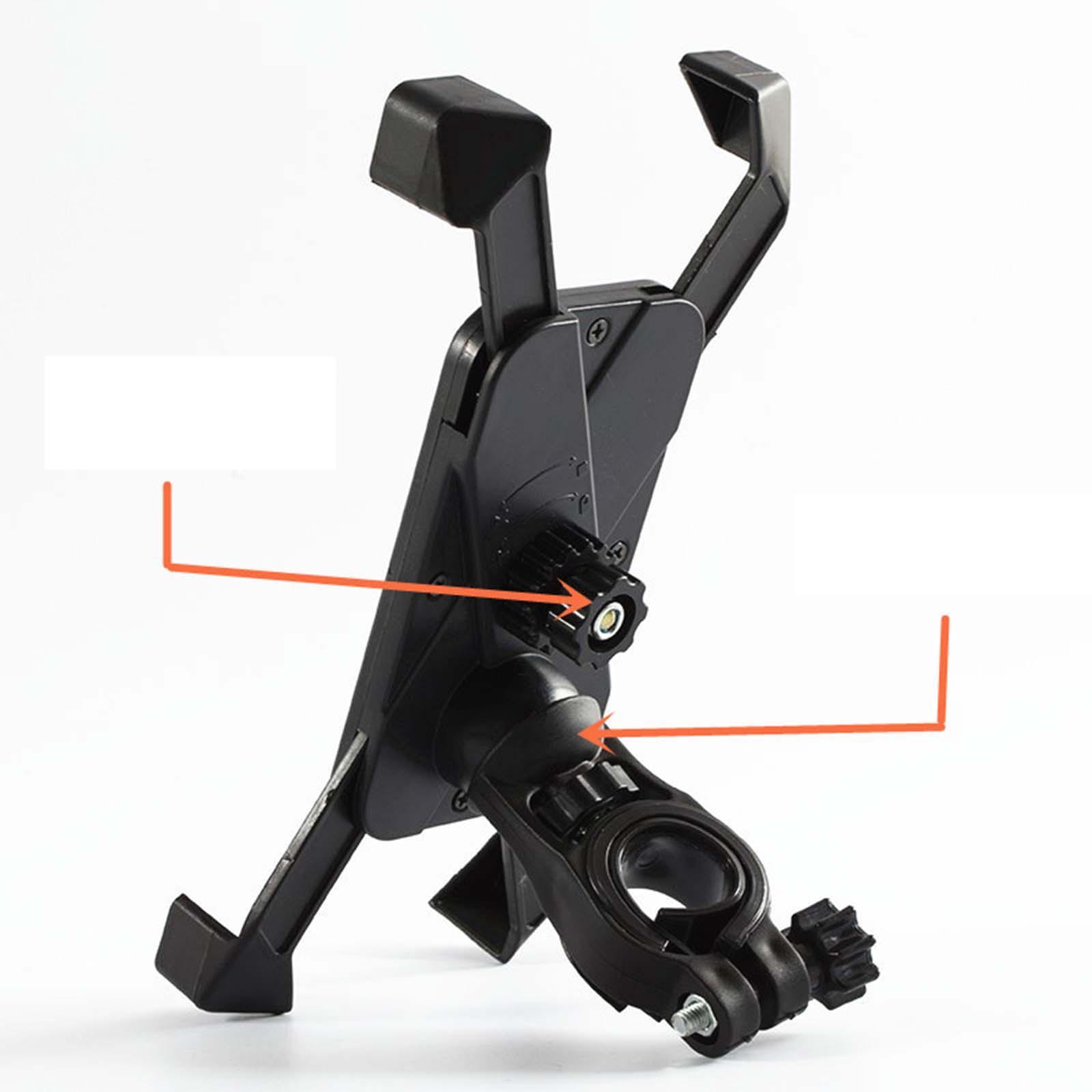 Bike Phone Mount, Universal Handlebar Cell Phone Holder for Bicycle Motorcycle Scooter