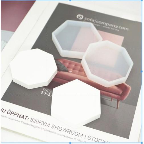Khuôn Silicone Đế Lót Ly Nhỏ Lục Giác - Trường Thịnh Sài Gòn