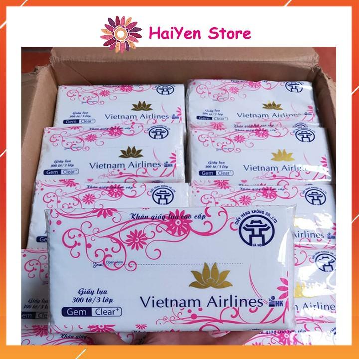 Khăn Giấy Lụa Hàng Không Cao Cấp 3 Lớp 300 Tờ