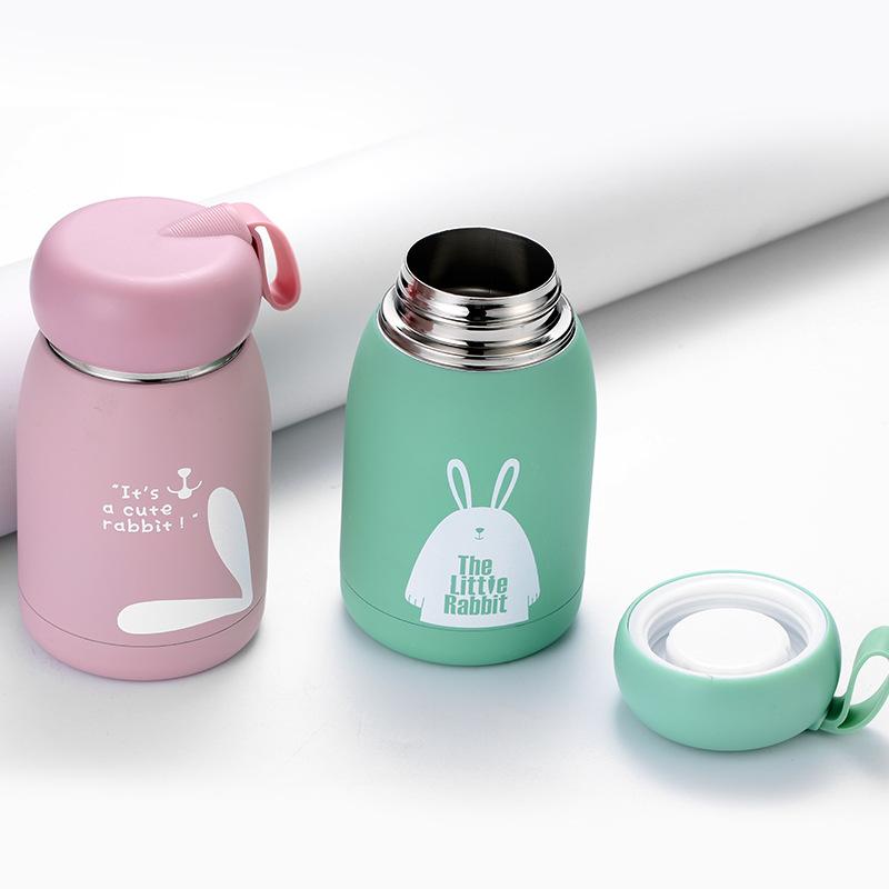 Chất Lượng Cao 320ML Hoạt Hình Giữ Nhiệt Màu Bình Sữa Trẻ Em Chân Không Bình Giữ Nhiệt Cốc Cà Phê Trà Du Lịch Thermocup