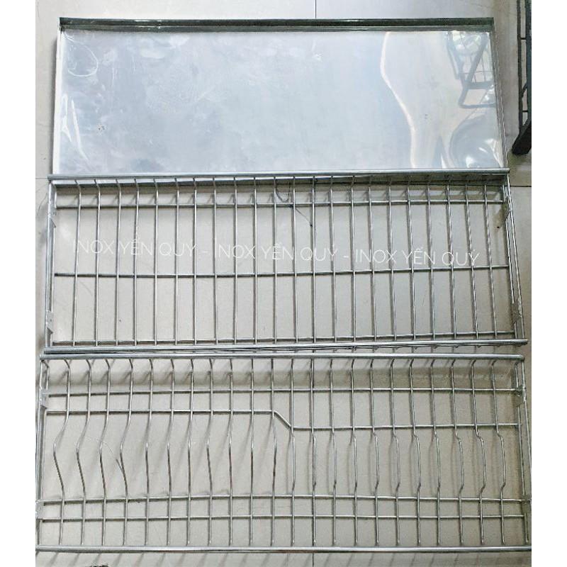 GIÁ BÁT INOX TỦ TRÊN 2 TẦNG CÓ KHAY NƯỚC