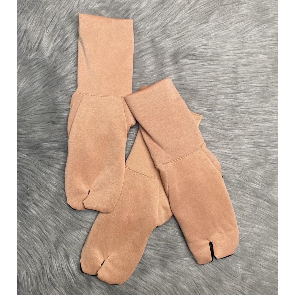 Combo 5 đôi vớ nữ , tất nữ , hài vải cổ cao ôm qua mắt cá 5cm và loại cao 10cm ,xỏ ngón thun co giãn tốt ,lót đế