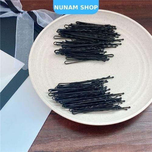 Set 50 cây kẹp tăm màu đen bóng loại đẹp đơn giản dễ sử dụng Nunam Shop