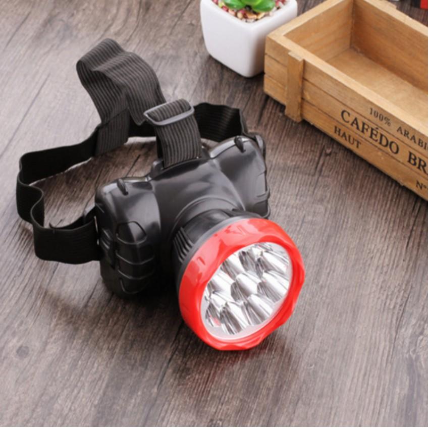 ️ Đèn pin LED đội đầu tích hợp pin và cổng sạc 206384