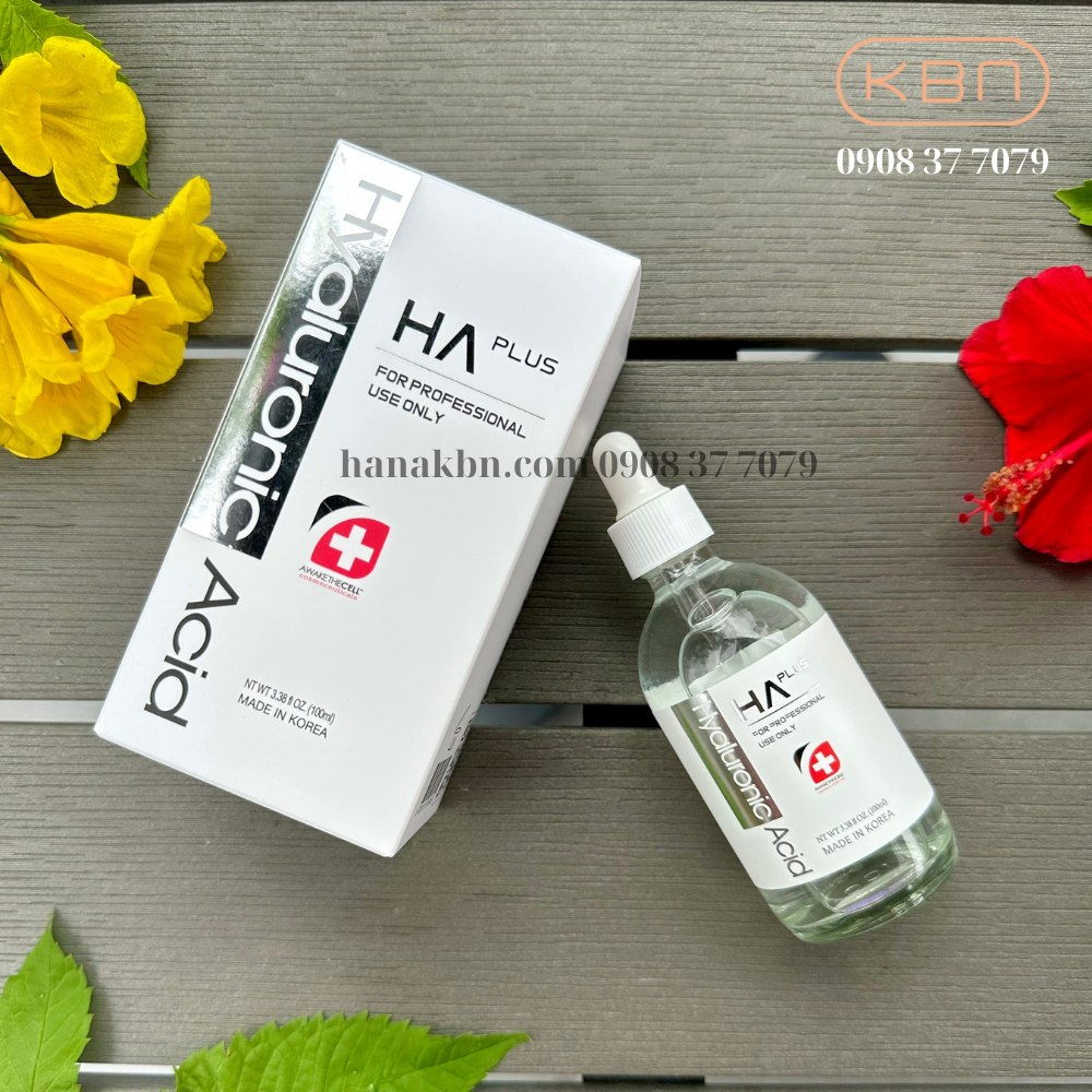 COMBO 5 CHAI SERUM HA PLUS - 100ml (Dưỡng Ẩm, Căng Bóng, Sáng Da, Mờ Nếp Nhăn) Hàng Chính Hãng + Tặng 5 Mặt Nạ Soothing