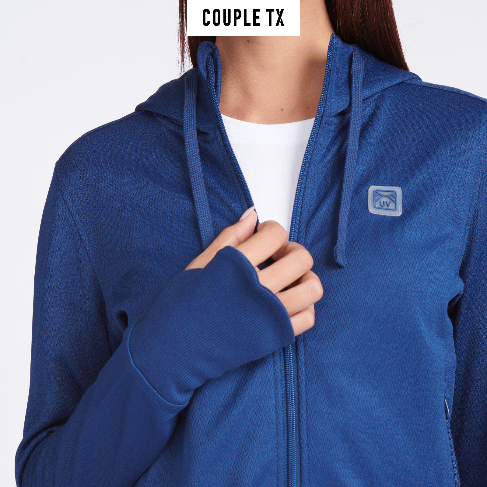 Áo Khoác UV Nữ Vải Tricot Chống Nắng Couple TX