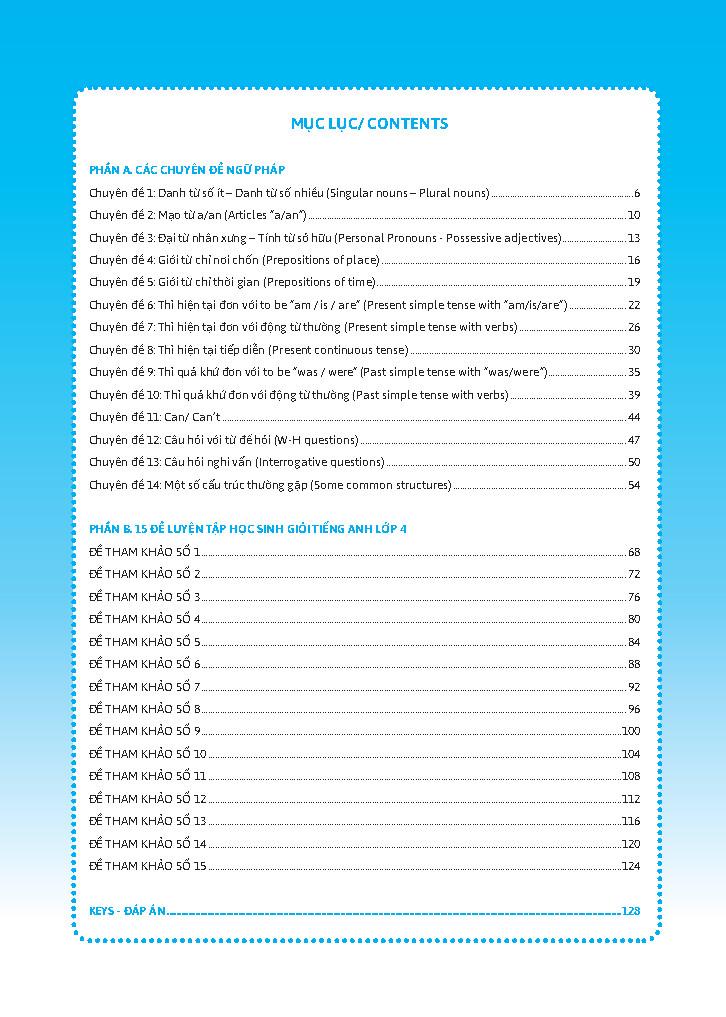 Global Success - Bồi Dưỡng Học Sinh Giỏi Tiếng Anh 4 - Có Đáp Án