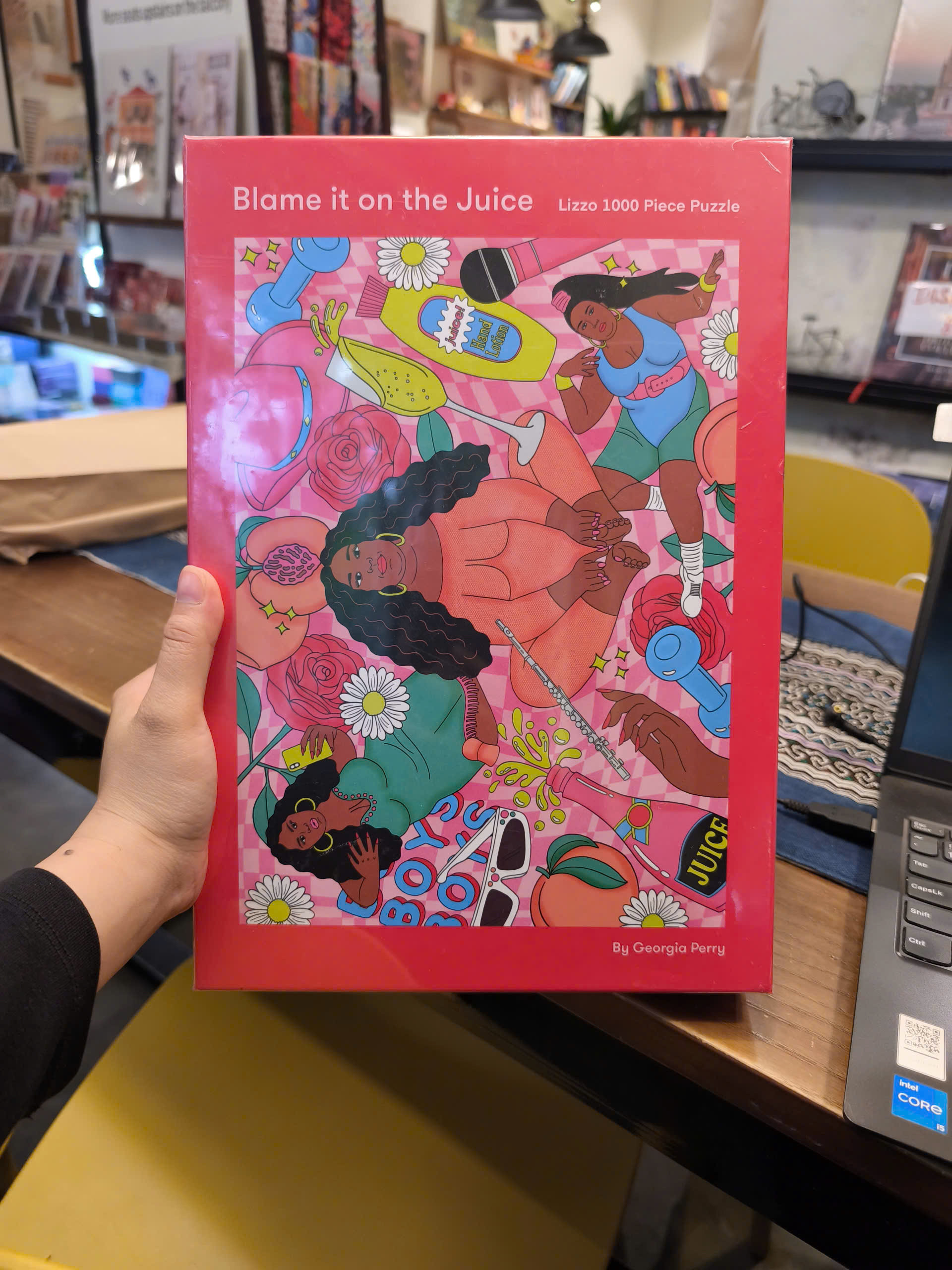 Sách - Blame It on the Juice: Lizzo 1000-Piece Puzzle by Georgia Perry