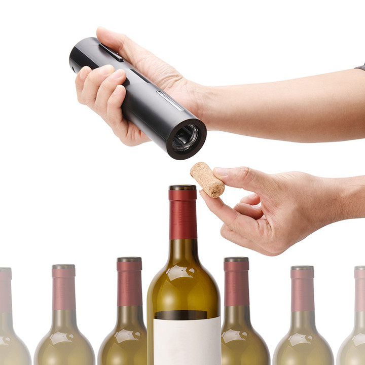 Dụng cụ mở nắp chai rượu vang tự động chạy pin sạc USB HES-008
