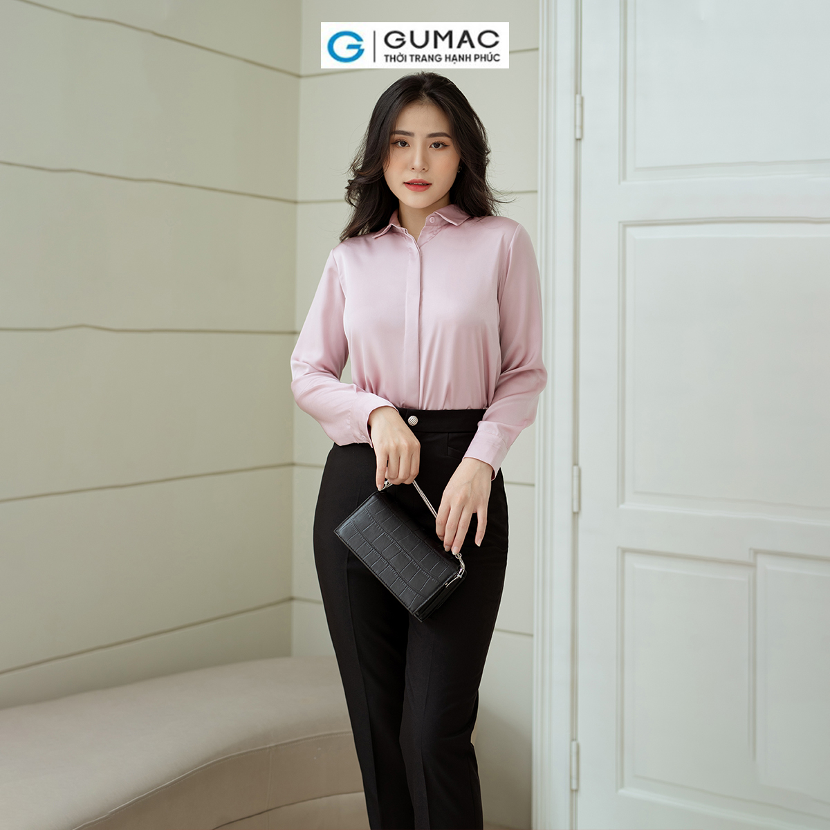 Quần ống đứng túi kiểu GUMAC QD08044