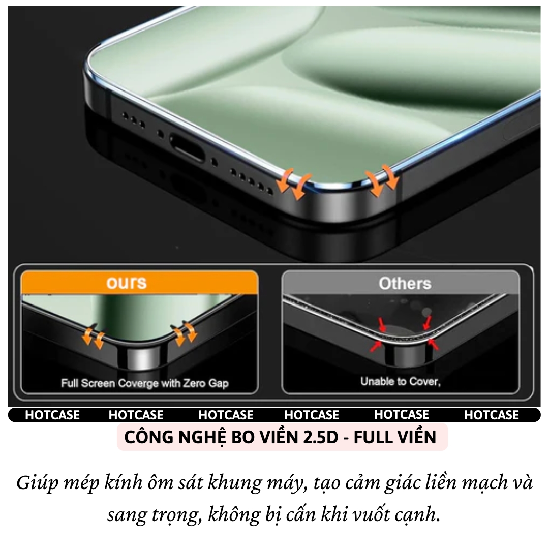 Kính cường lực NanoGuard Pro Full viền màn hình cho Google Pixel 10 9 9A 8 6 7 9 Pro XL 8A 7A 6A 5G mỏng 0.3mm hiệu HOTCASE Dusty - Mỏng 0.3mm, Phủ Olephobic chống vân tay, vuốt siêu mượt, vát cạnh 2.5D, độ cứng 9H - Hàng nhập khẩu