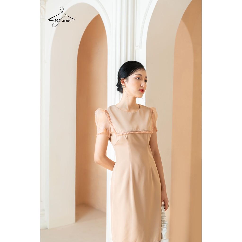 Váy tay bồng cổ cách điệu-Jessie Dress-V08-wfstudios