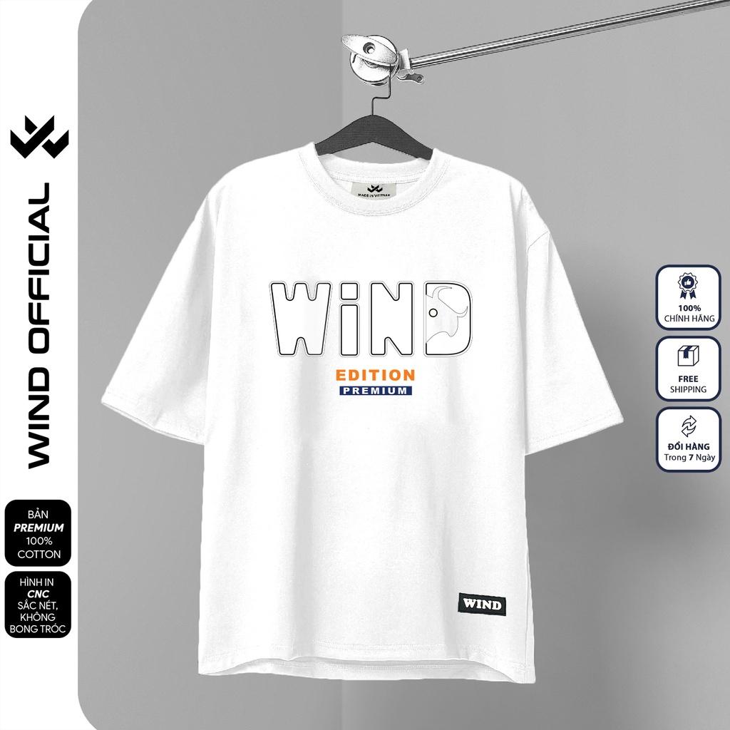 Áo thun tay lỡ form rộng WIND phông unisex bản Premium Edition nam nữ oversize ulzzang