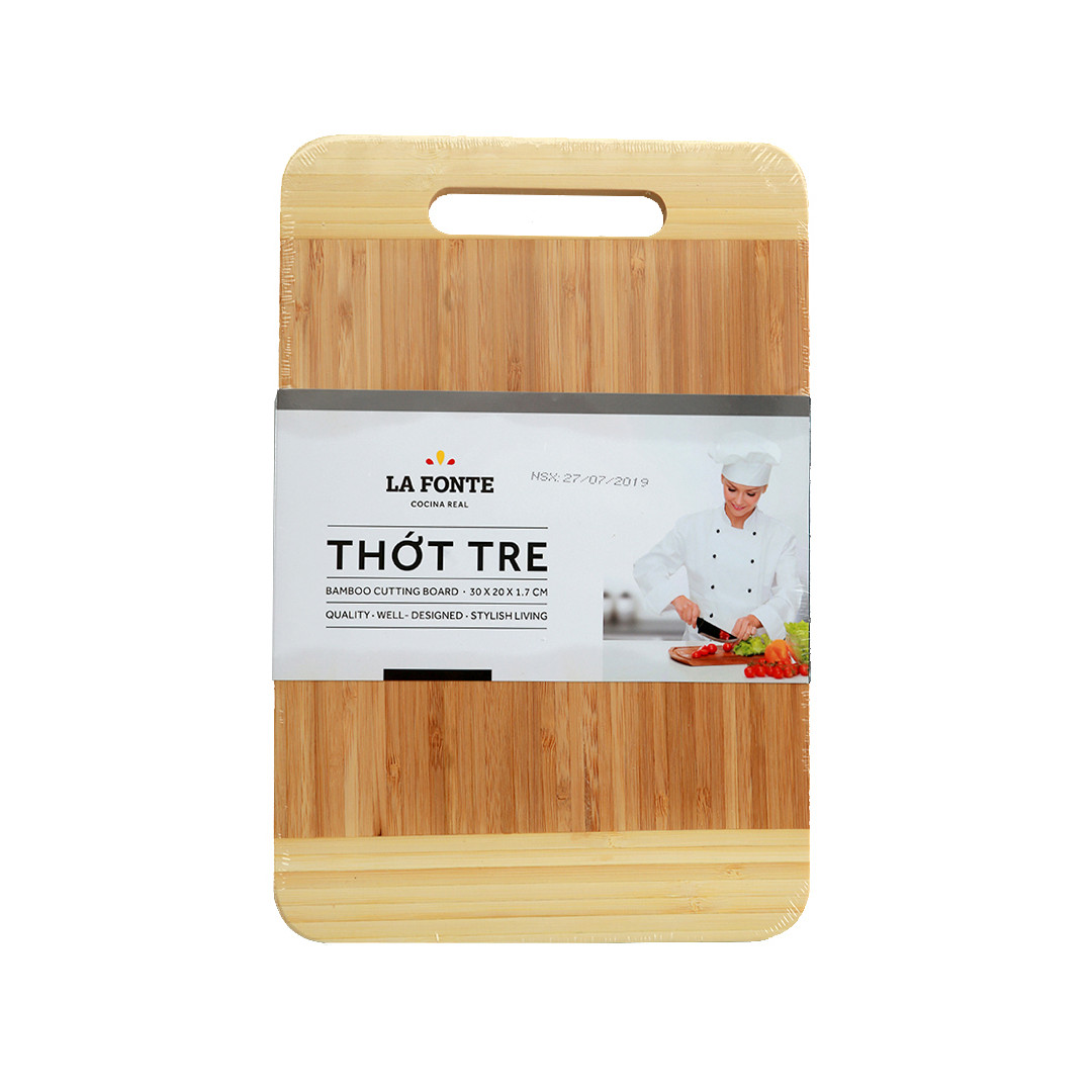 Thớt Tre La Fonte 30x20x1.7 Cm - 180640