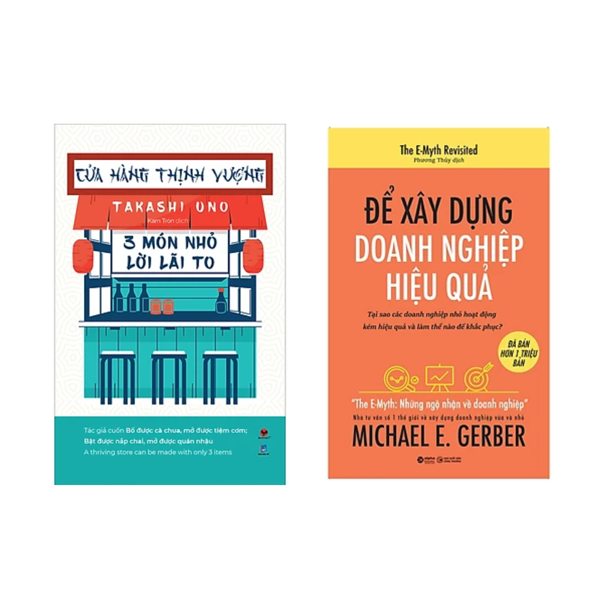 Combo 2 Cuốn Khỏi Nghiệp: Cửa Hàng Thịnh Vượng - 3 Món Nhỏ, Lời Lãi To + Để Xây Dựng Doanh Nghiệp Hiệu Quả (Tái Bản 2019)