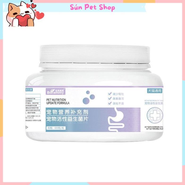Canxi cho chó mèo Borammy bổ sung vitamin, canxi bảo vệ xương và hỗ trợ tiêu hóa