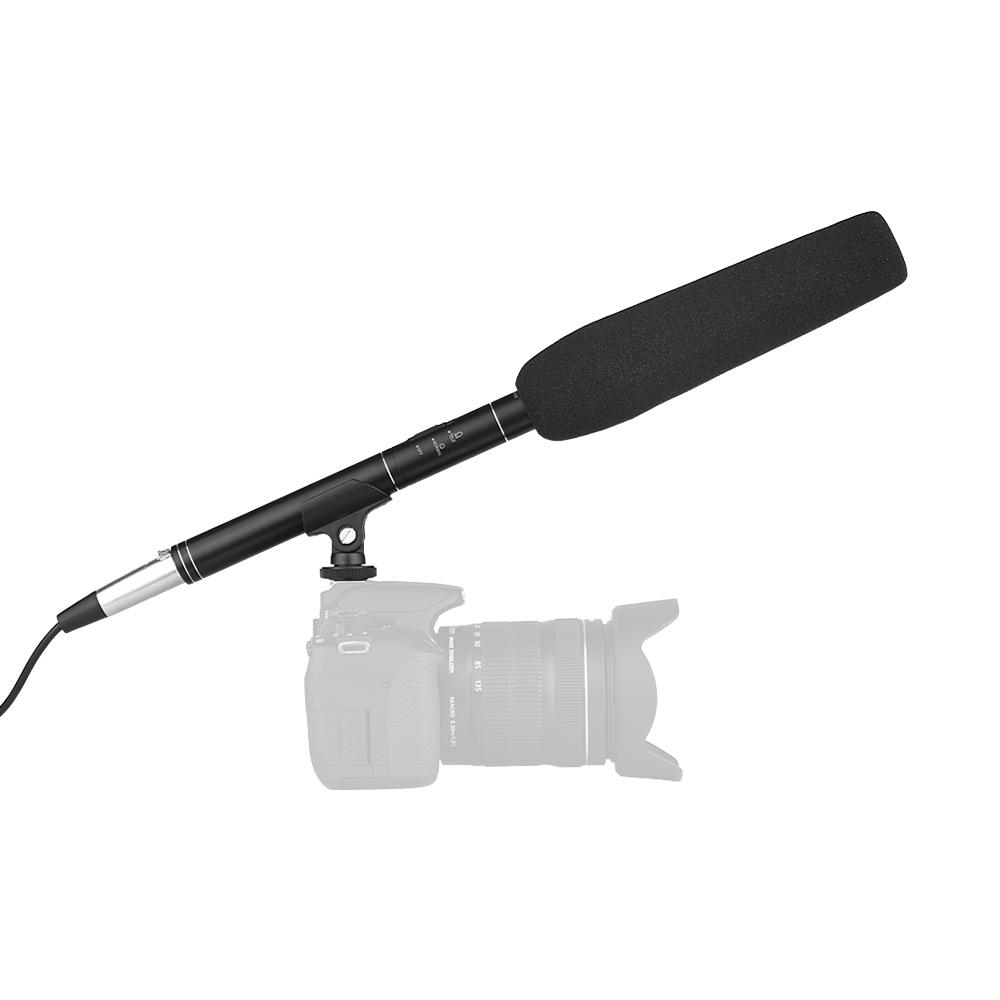 Micrô phỏng vấn tụ điện siêu cực Uni-cực chuyên nghiệp MF-360 + Cáp âm thanh 6M 2 giá đỡ micrô - MF-360