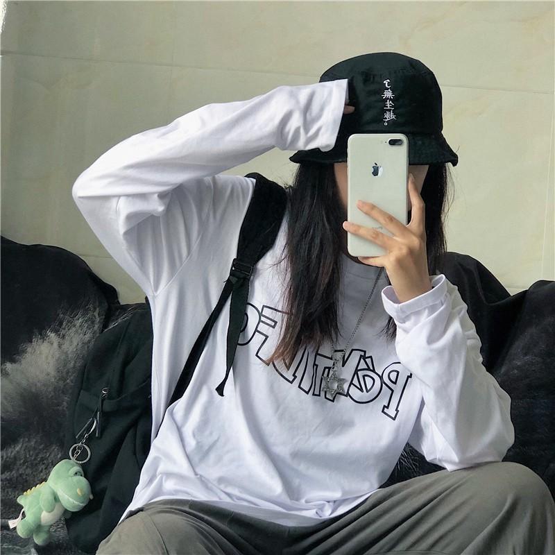 Áo thun tay dài form rộng Yinxx, áo sweater Unisex SW508