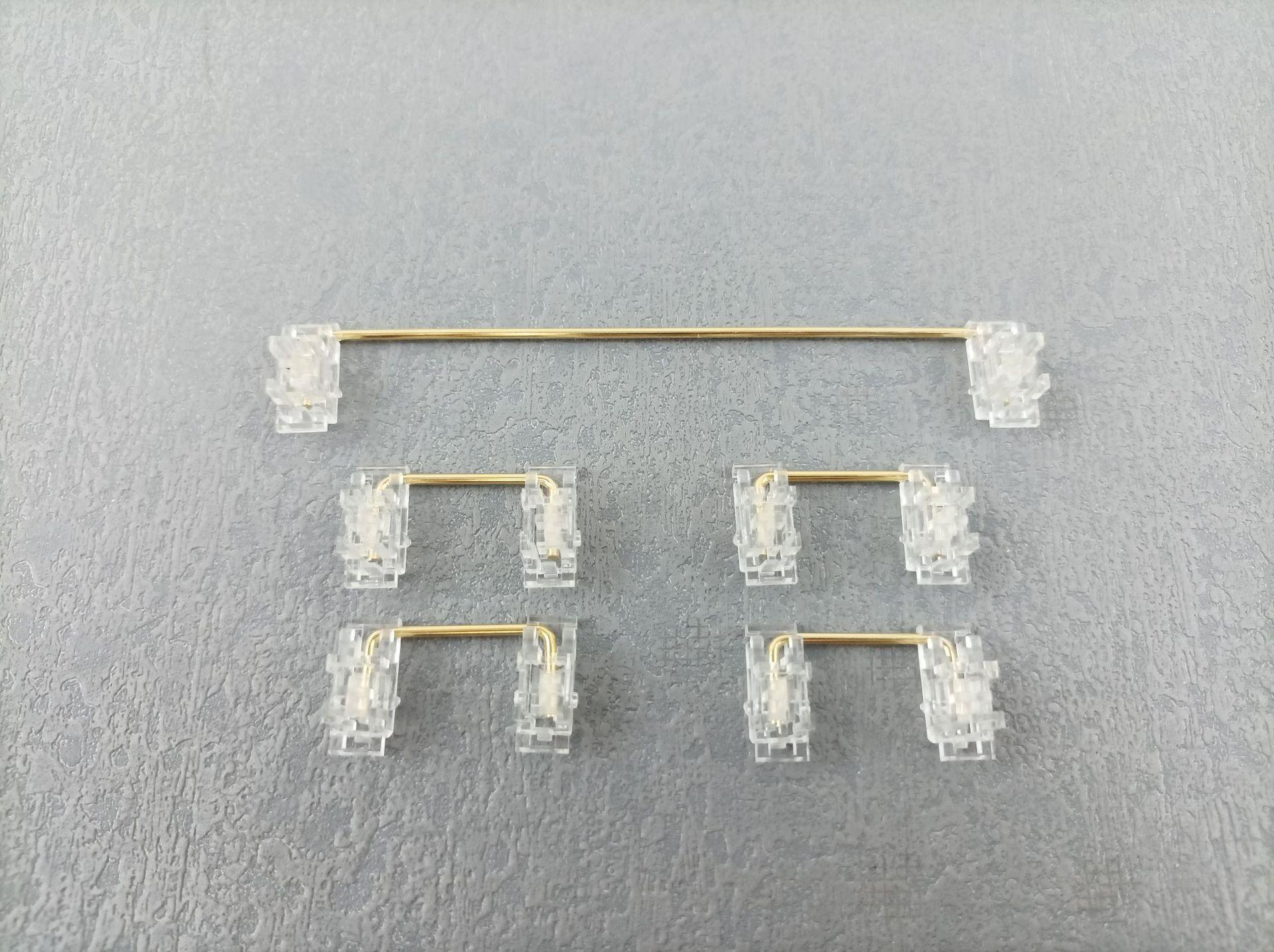 Trục vệ tinh bằng thép trong suốt khuyến mại với keycaps trong suốt là lựa chọn hàng đầu, bạn có thể tự lắp ráp bàn phím cơ tùy chỉnh theo cách thủ công