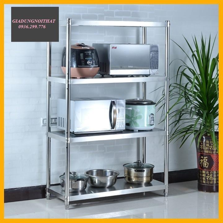 RE0144 Kệ bếp inox 4 tầng 100x60x35cm - Kệ inox 4 tầng