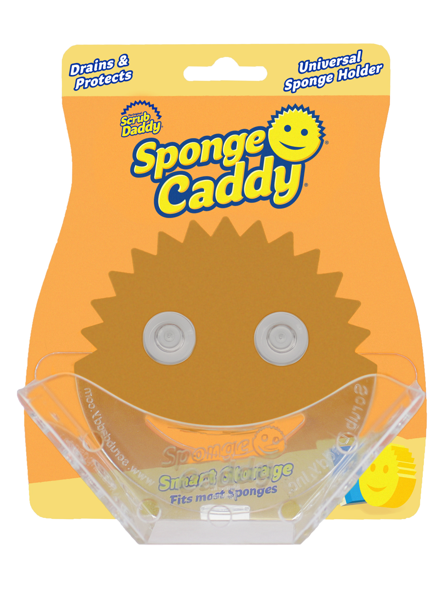 Giá đỡ miếng rửa chén Scrub Daddy Sponge Caddy 1 cái của Mỹ phù hợp mọi loại miếng rửa chén, bọt biển rửa chén