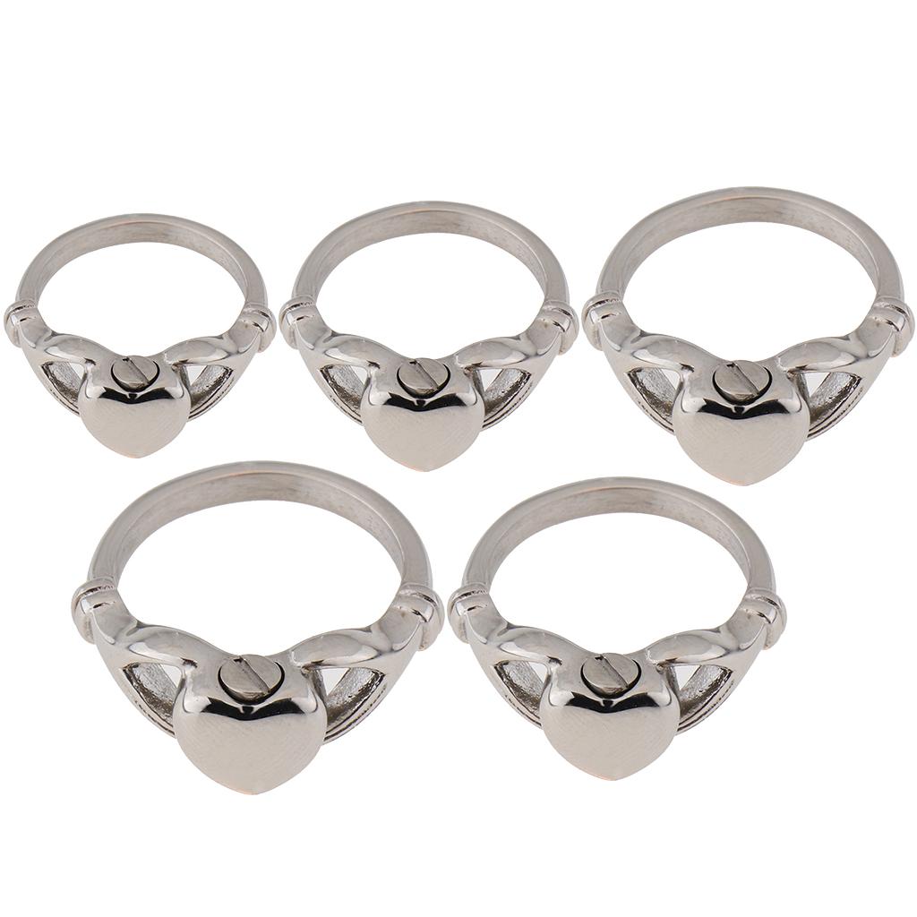 Heart Memorial Ring Pet Urn Ashes Holder Finger Ring Cremation Jewelry
