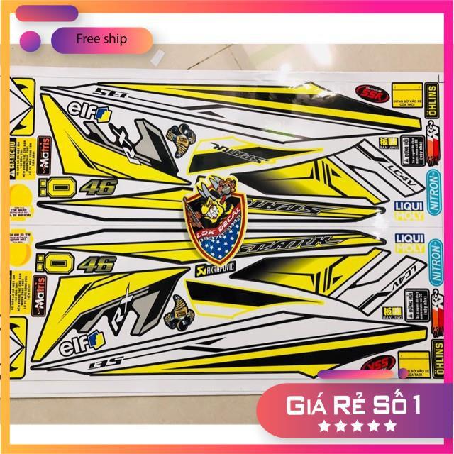 Tem rời dành cho Exciter 2009 Rx vàng đen