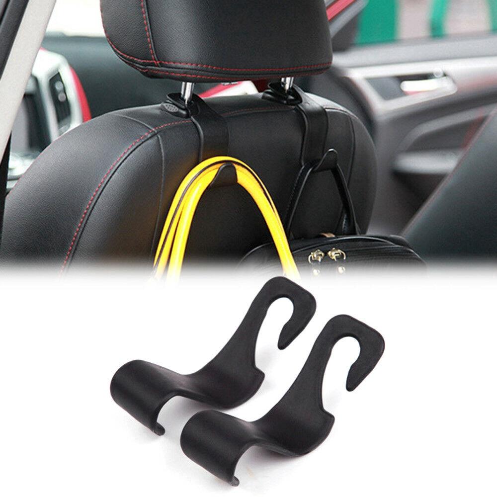 Set 2 Móc Đen Treo Đồ Gắn Ghế Xe Hơi Tiện Lợi