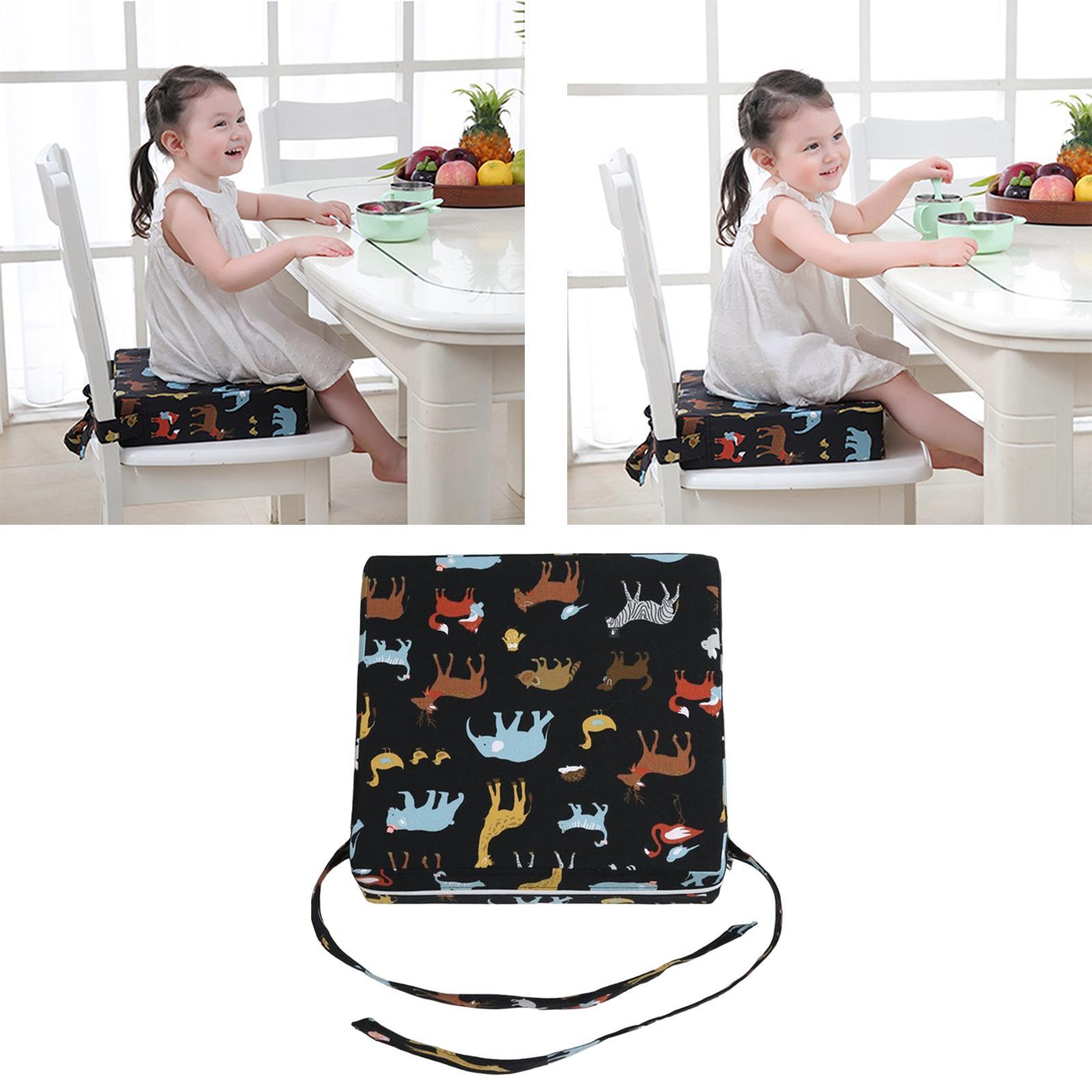 2Pcs Portable Dining Chair Cushion Baby Chair Seat