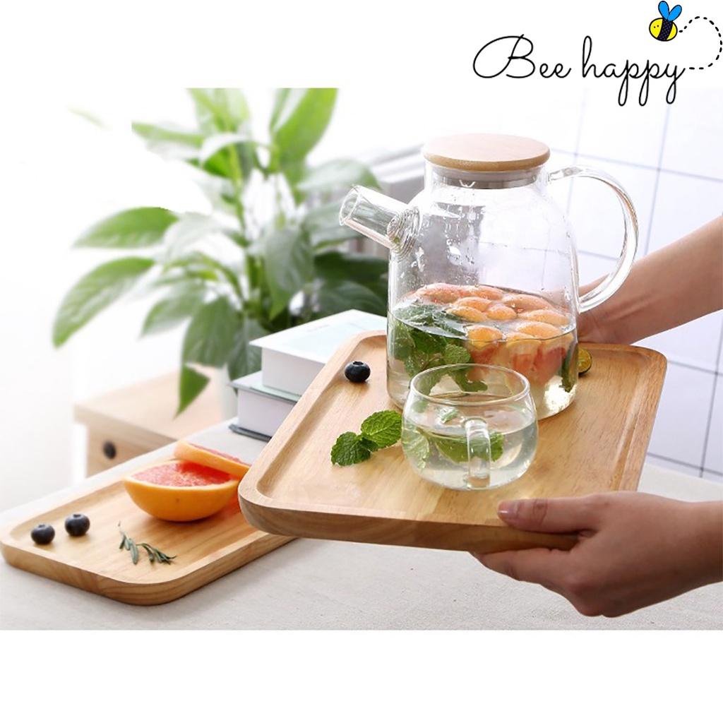 Khay Gỗ Sồi Tròn, Oval, Vuông, Chữ Nhật Đựng Đồ Ăn Bánh Ngọt BEE HAPPY Hàng Cao Cấp Có Sẵn, Nhiều Kích Thước