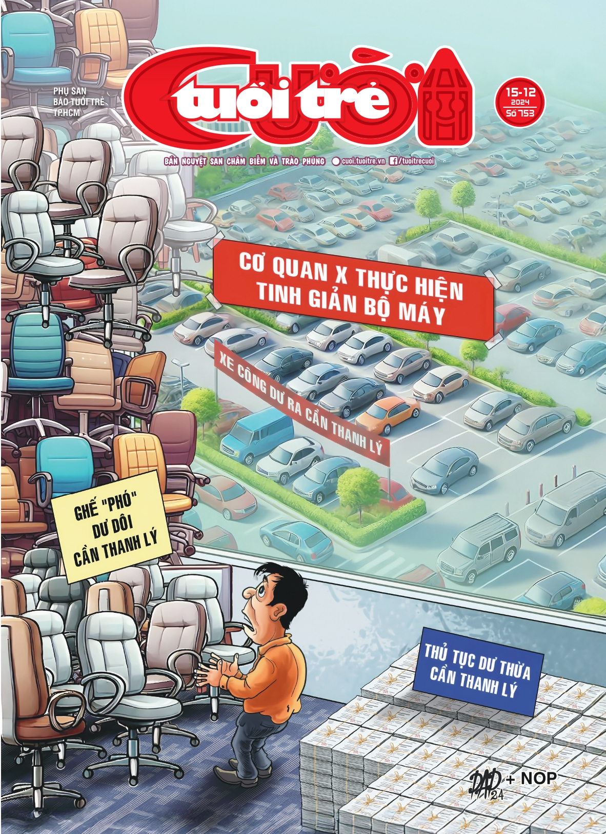 Tuổi Trẻ Cười số 23 phát hành ngày 15-12-2024