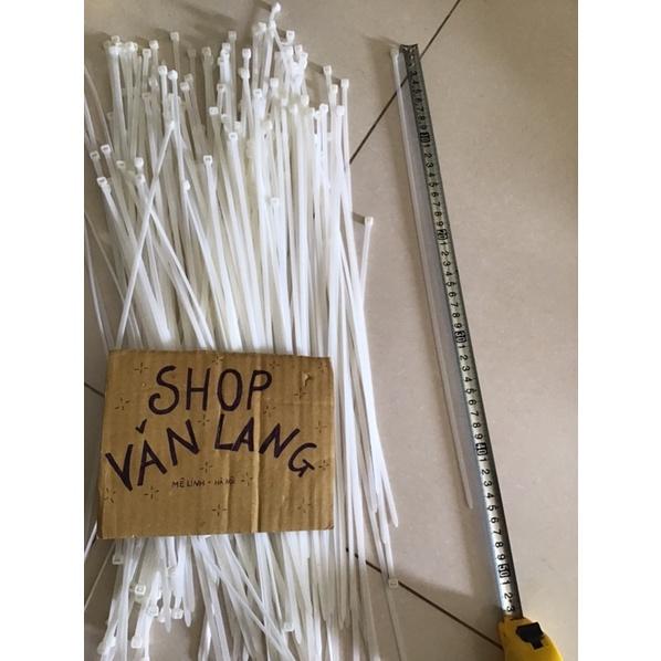 10 Sợi dây rút - dây thít trắng 40cm loại đẹp