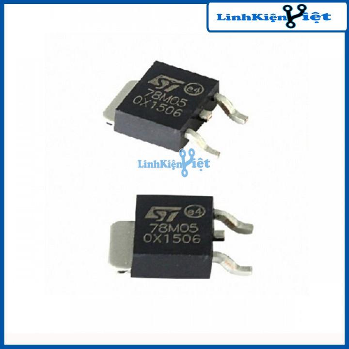 Ic chức năng 78M05 TO252 dùng trong mạch nguồn