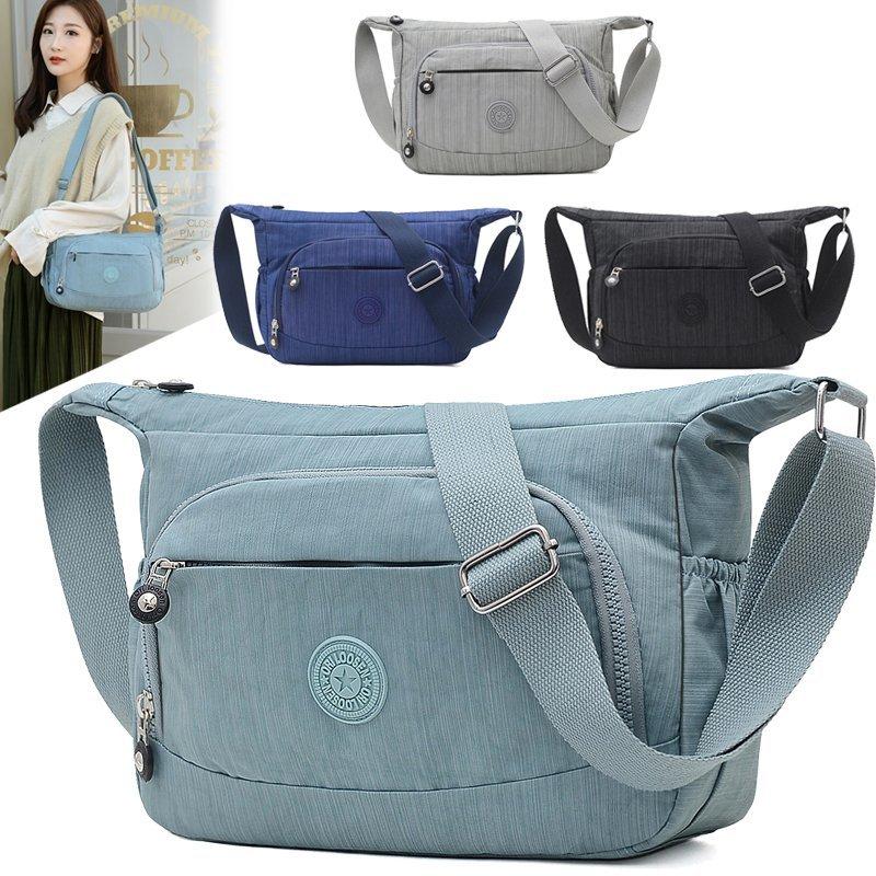Năm 2021 Thời Trang Nữ Đeo Vai Túi Nylon Oxford Chống Nước Siêu Nhẹ Dây Kéo Gói Dung Lượng Lớn Du Lịch Túi Đeo Chéo