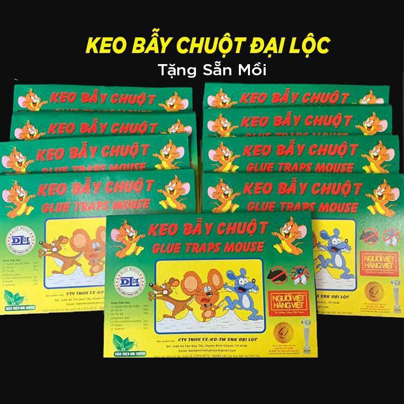 Keo bẫy siêu dính chuột Đại Lộc sử dụng nhiều lần không độc hại giá sỉ