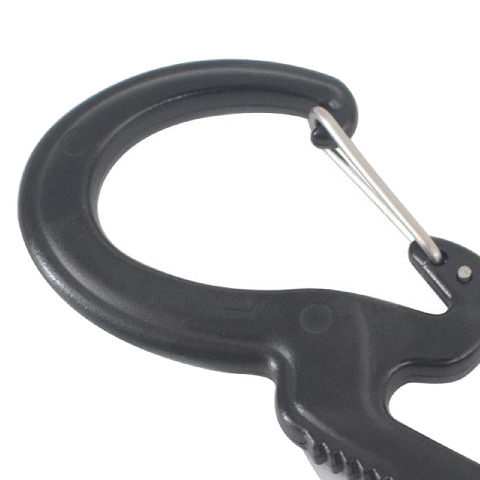 Spring Snap Hook, Aluminium Alloy Carabiner Steel Clips Keychain Heavy Duty Quick Link for Camping Hiking Traveling Fishing