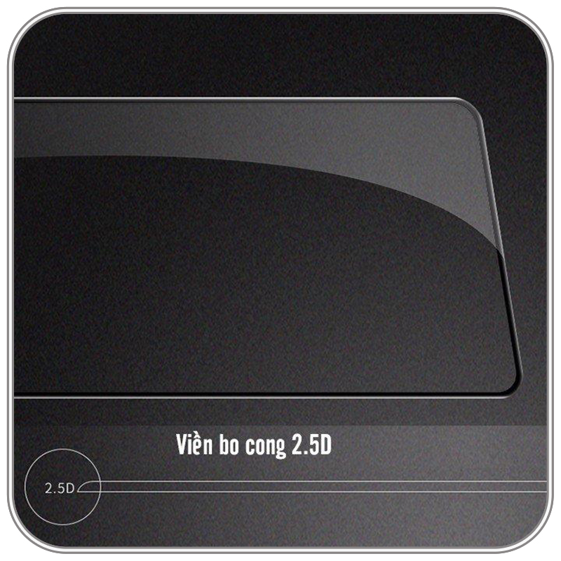 Cường lực Nillkin Amazing CP+ PRO cho Redmi Note 12S, FULL viền đen - Hàng Nhập Khẩu
