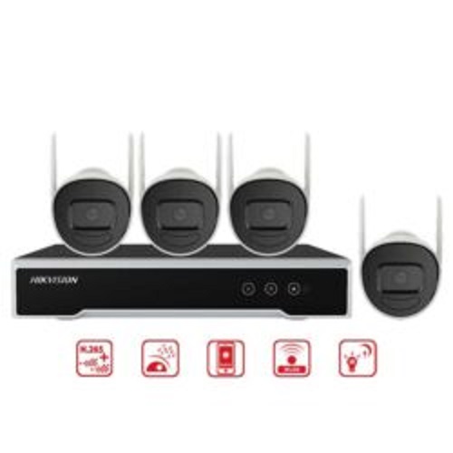 Bộ 4 Camera HIKVISION NK42W0H(D) - KIT WIFI  (4 CAM + 1 Đầu ghi 2.0MP) - Hàng chính hãng