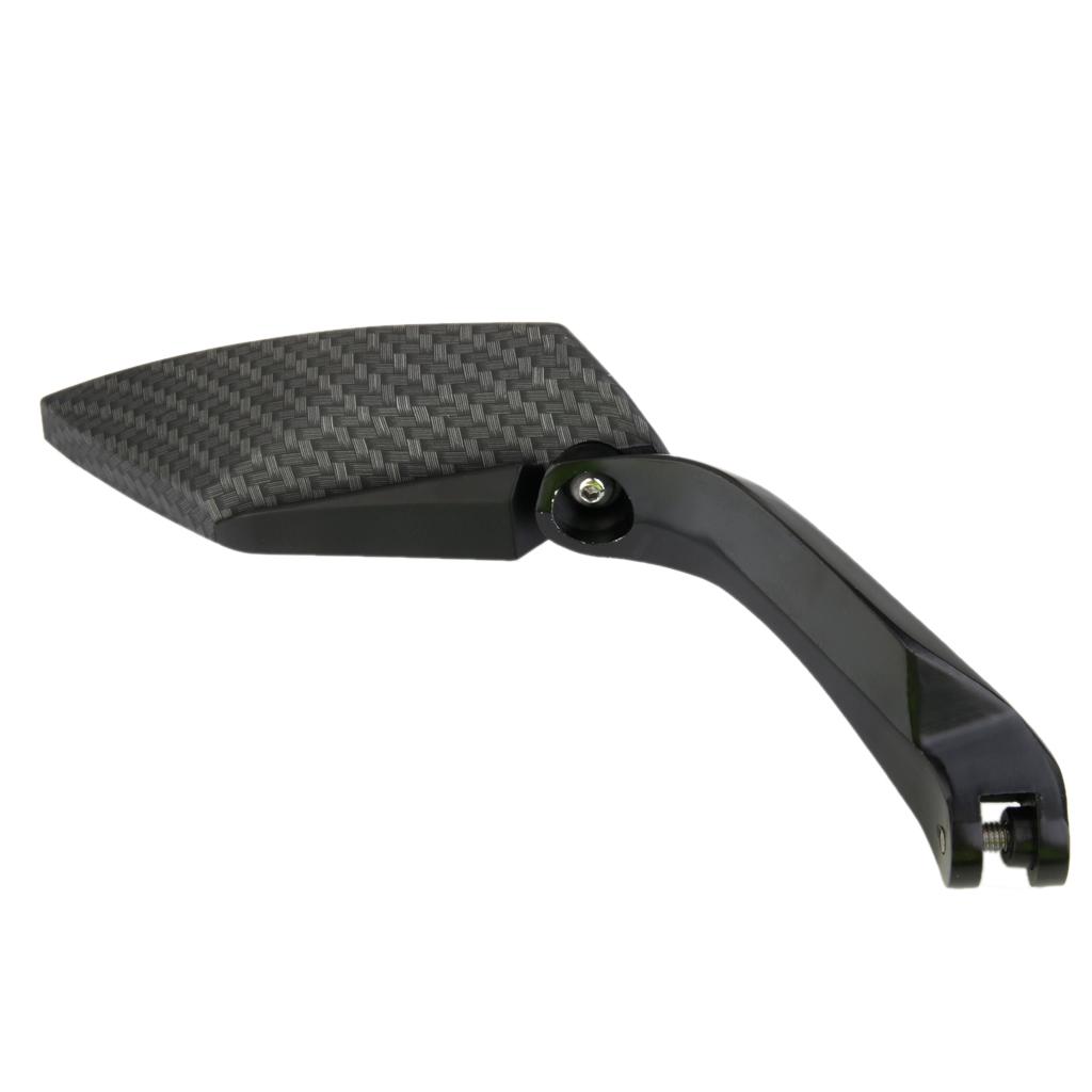 Carbon Side Rear View Mirrors for Motorcycle Universal 10mm 8mm