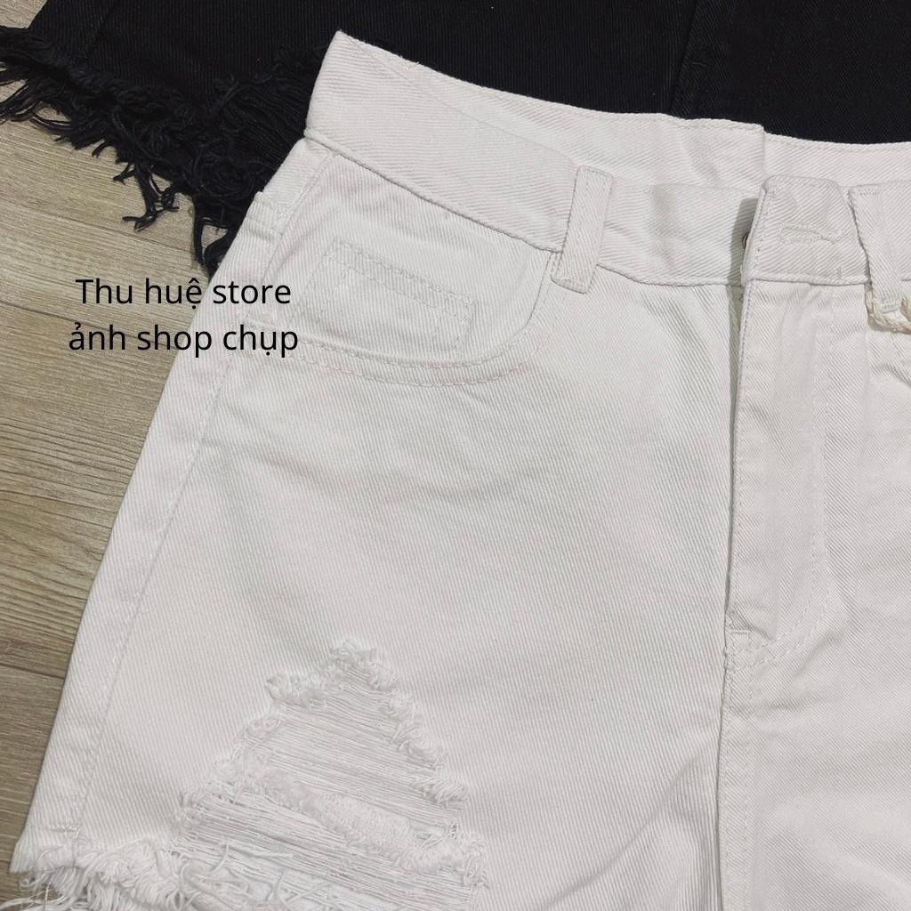 Quần Short Jean Nữ Cạp Cao Nhiều Mẫu Kèm Ảnh Thật