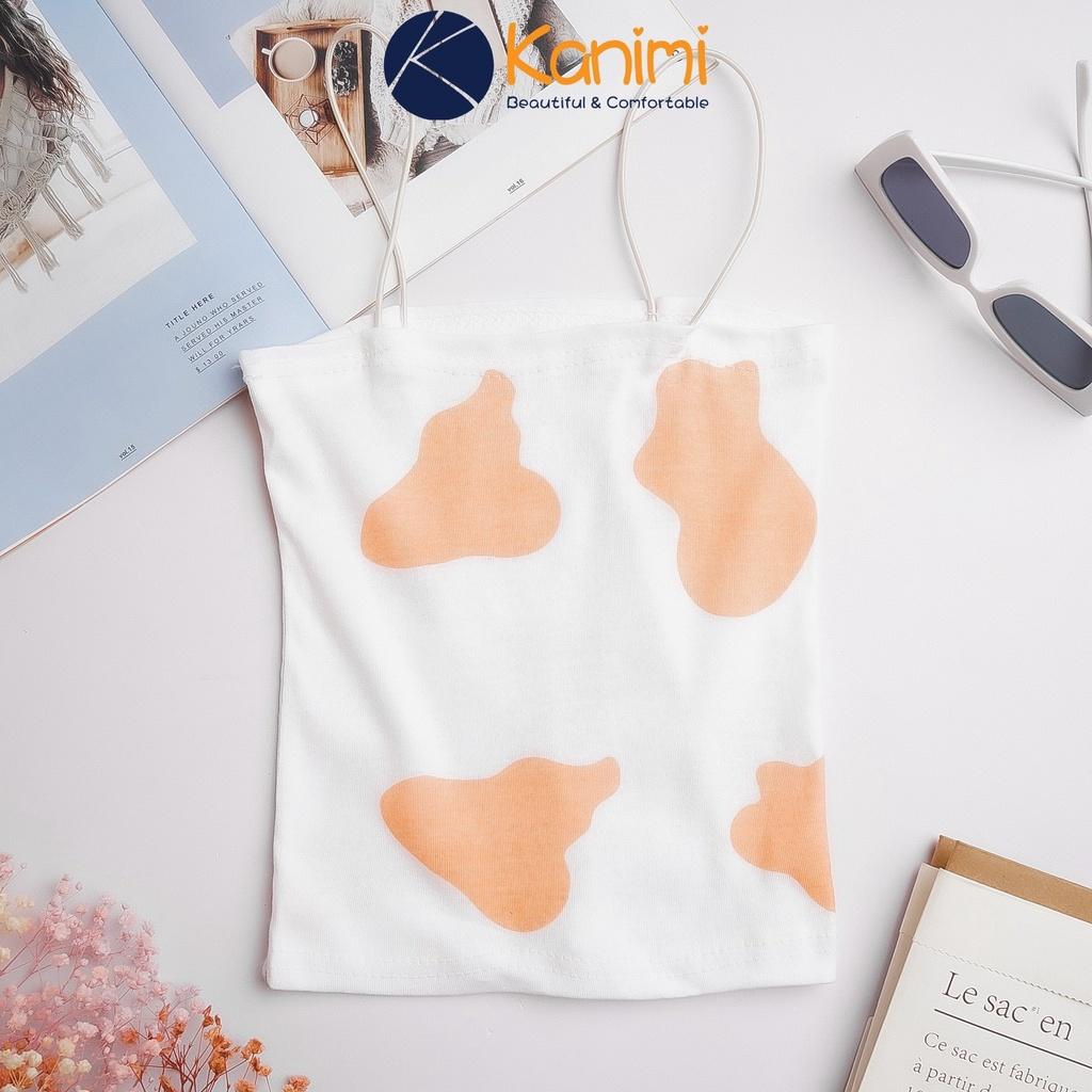 Áo 2 Dây Bò Sữa Kanimi Cực Hot - AN08