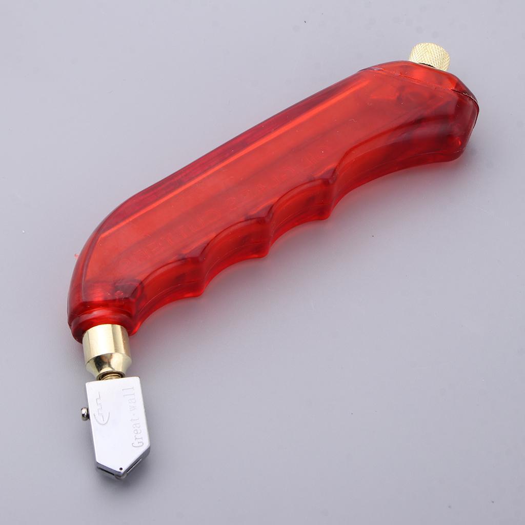 Professional Oil Feed Glass Cutter Cutting Tool for 6-12mm Glass Yellow