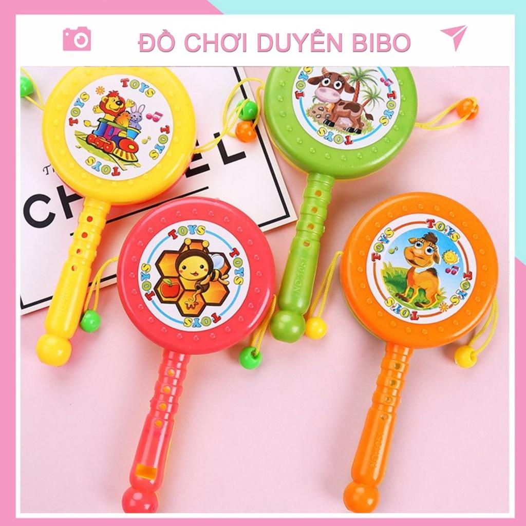 Trống lắc cho trẻ kích thích khả năng nghe nhìn