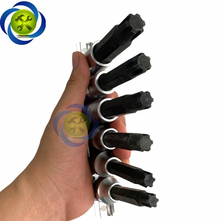 Bộ đầu tuýp lục giác sao Kingtony 4116PR loại 1/2 6 chi tiết