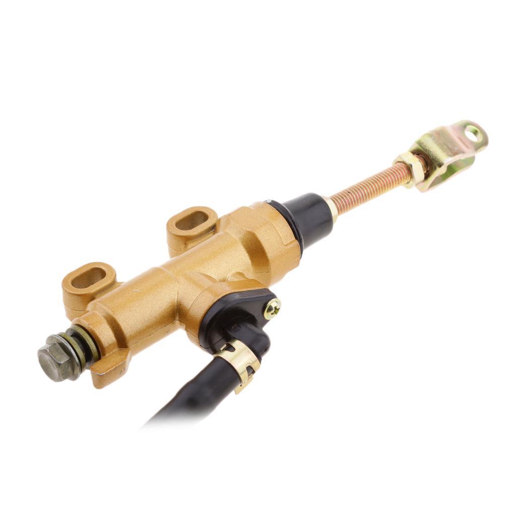 Rear Hydraulic Brake Master Lever Cylinder for /Dirt/ATV/Quad Bike Gold
